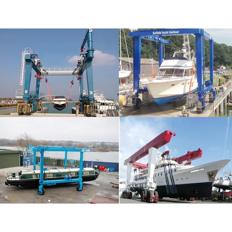 Mobile Boat Hoist Manufacturer - with Rubber Tyred