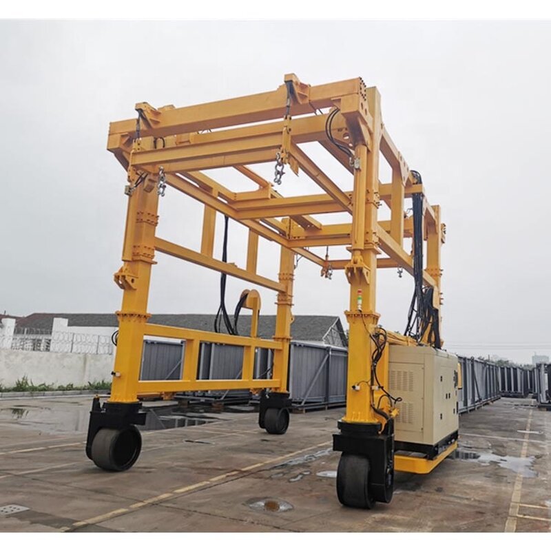 Rubber Tyre Gantry Crane Supplier - Hydraulic System Siemens