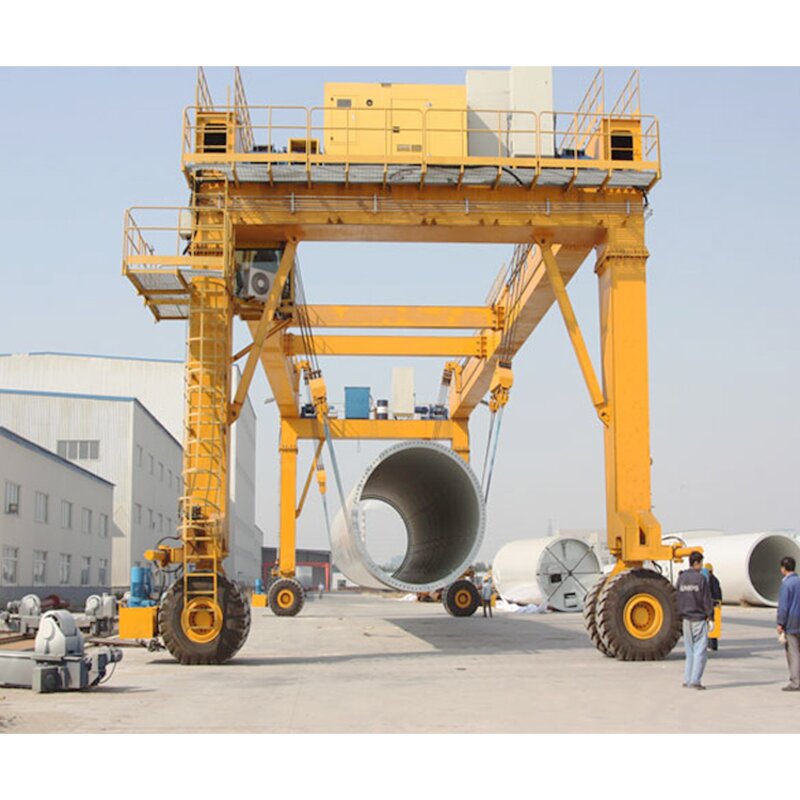 Port Gantry Crane Manufacturer - 40-50ton Rubber Tyre with