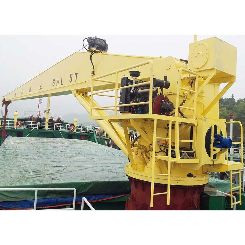 Boat Electric Marine Crane Manufacturer - Small 12 tons Fixed