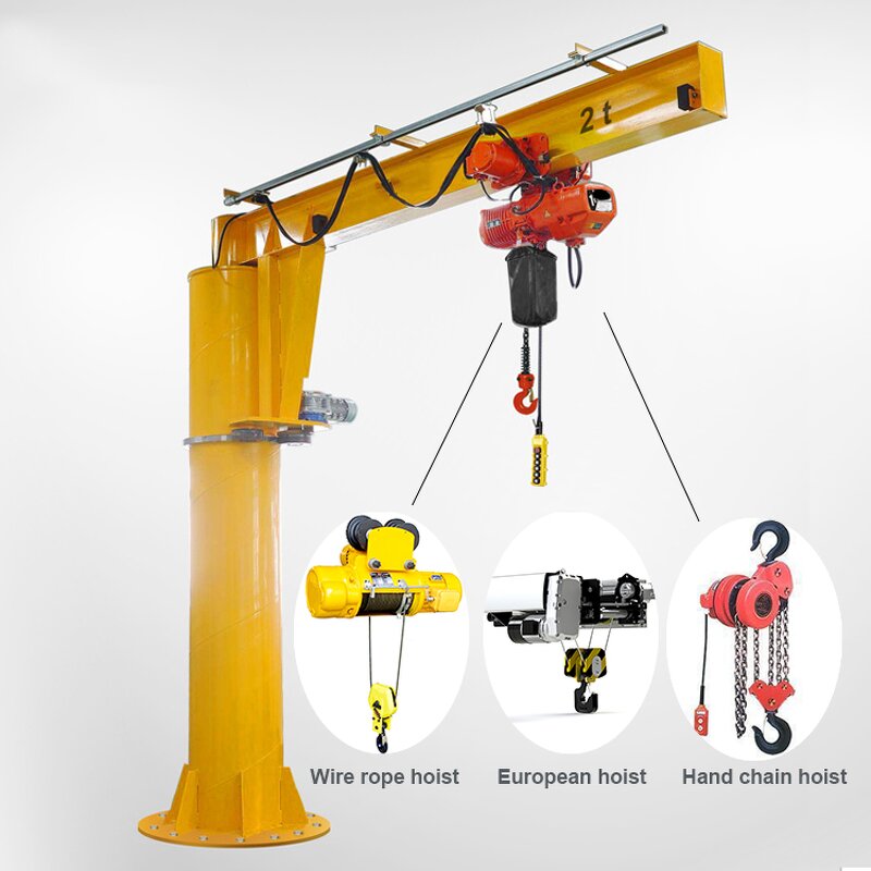 360 Slewing Jib Crane Supplier - Pillar Mounted Electric