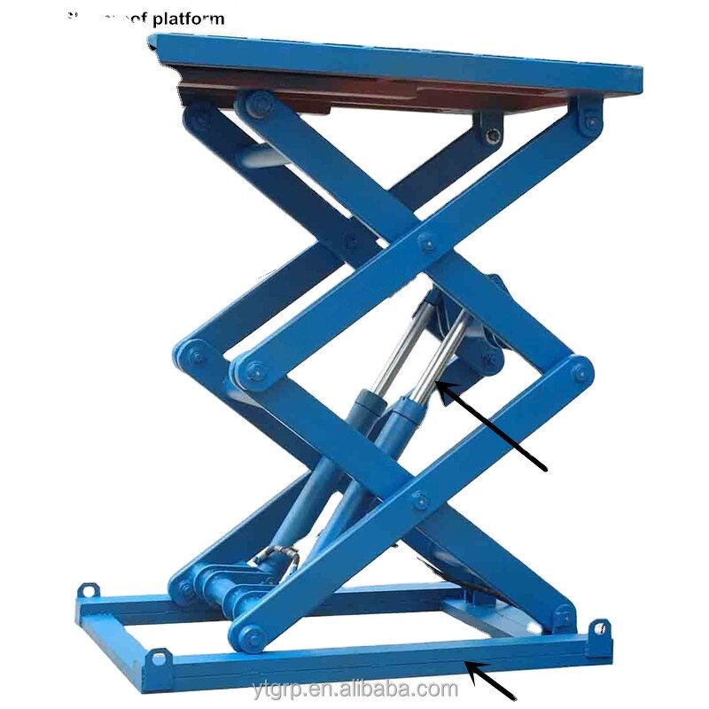 Hydraulic Manual Scissor Lift Supplier - 12m Anti-skid Platform