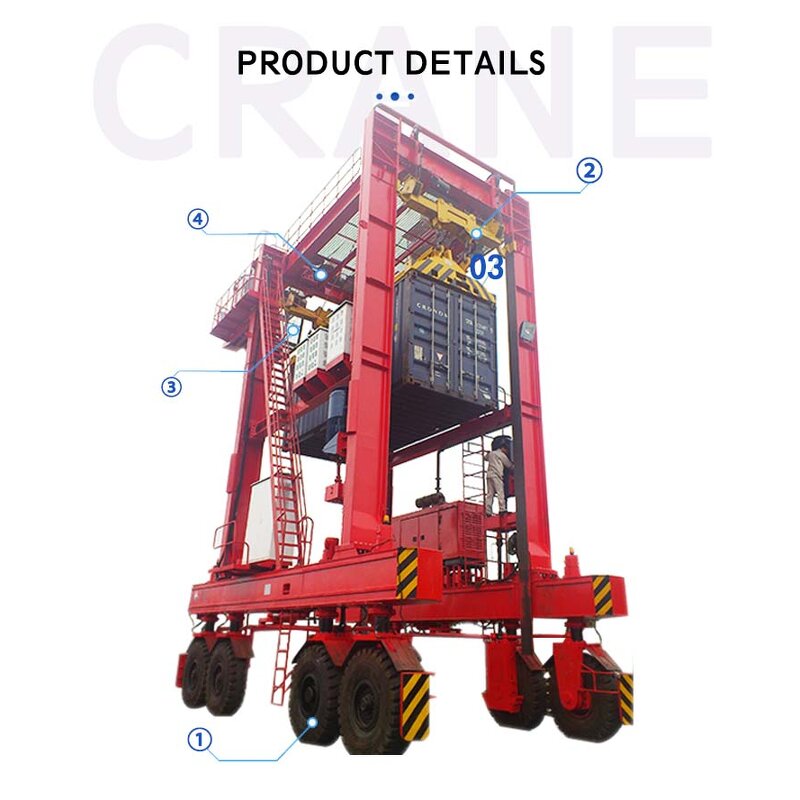 High-Efficiency RTG Crane Manufacturer - for Container Terminals