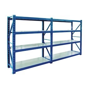 Custom Warehouse Rack Supplier - 4 Tier Medium Duty 500kg