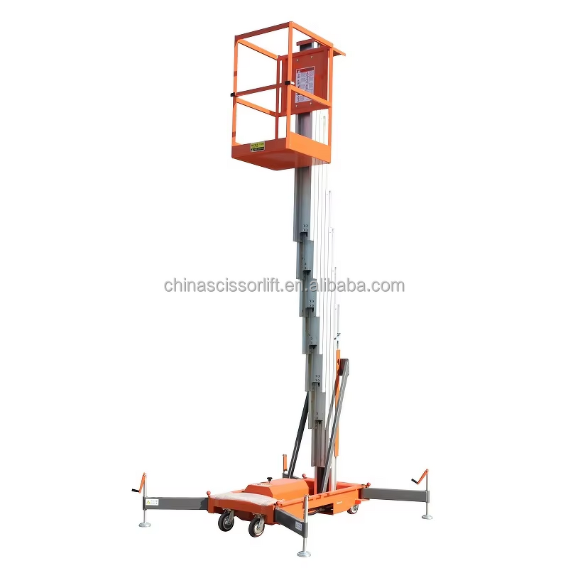CE Approved Single Mast Lift Supplier - 6-10m Mobile Electric
