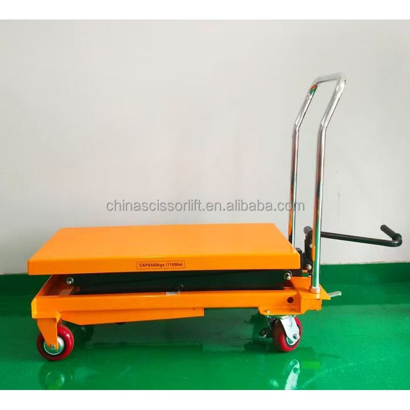 Hand Push Hydraulic Platform Manufacturer - 150-1500kg Scissor