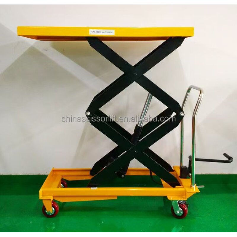Manual Operated Lift Table Manufacturer - Warehouse Goods Small