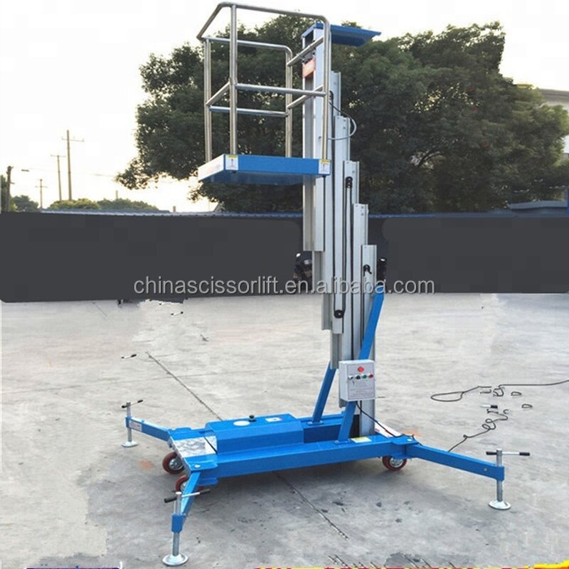 CE Certified One Man Lift Supplier - 6-10m Aluminum Single Mast