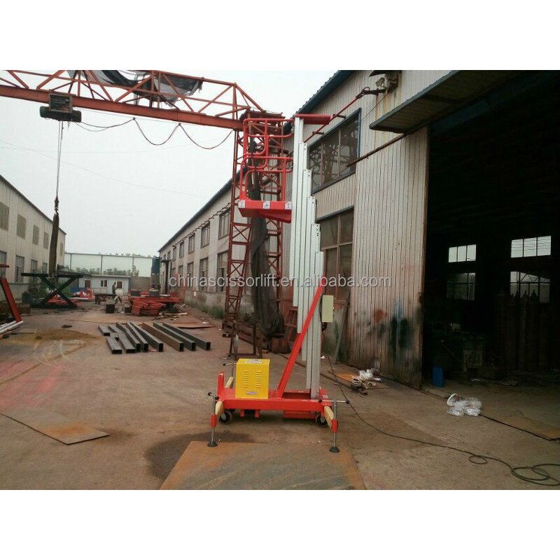 Aluminum One Man Lift Supplier - 6-10m Portable Vertical Mast
