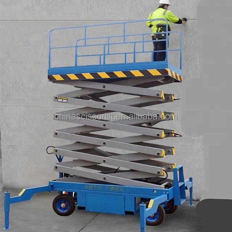 Electric Mobile Scissor Lift Supplier - Anti Tilt for Warehouse
