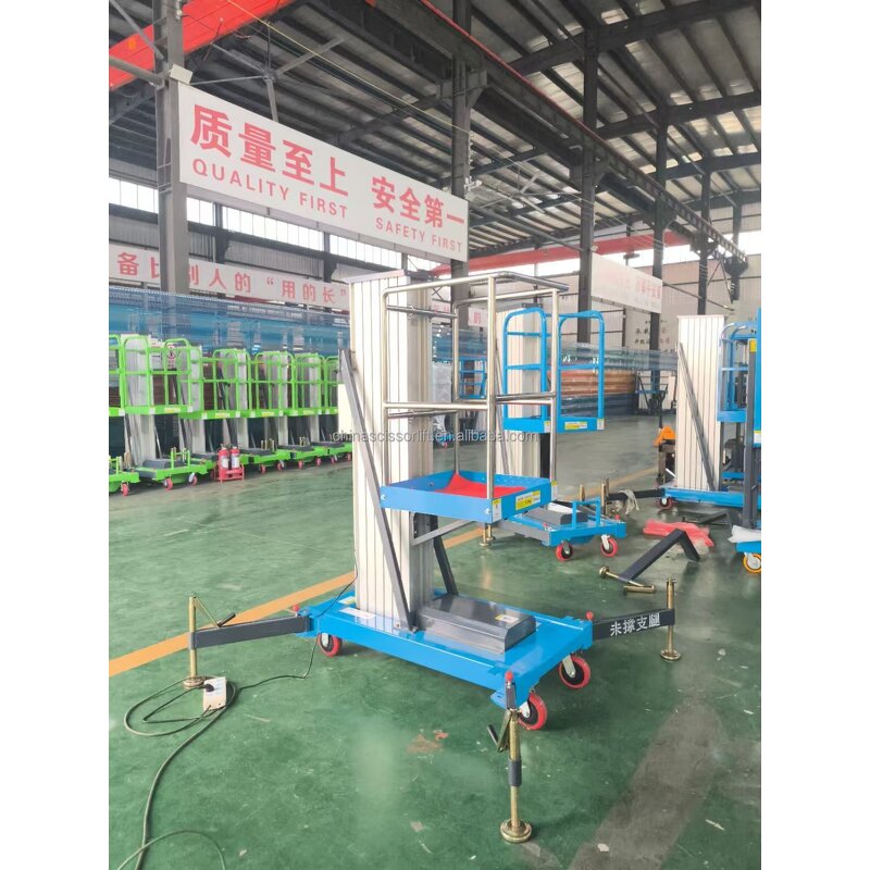 Single Column Aluminum Lift Supplier - 8M Height for Workshop