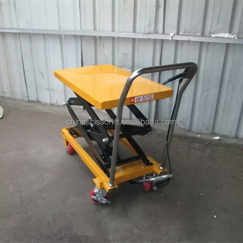 Hand Push Scissor Platform Manufacturer - Trolley Hydraulic 150-1500