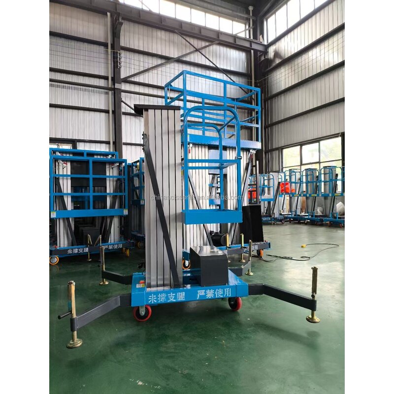 Hydraulic Mast Lift Manufacturer - 10m Single Column with Ladder