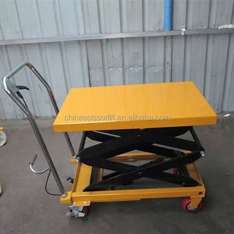 Scissor Lifting Platform Trolley Supplier - Hand Push Hydraulic