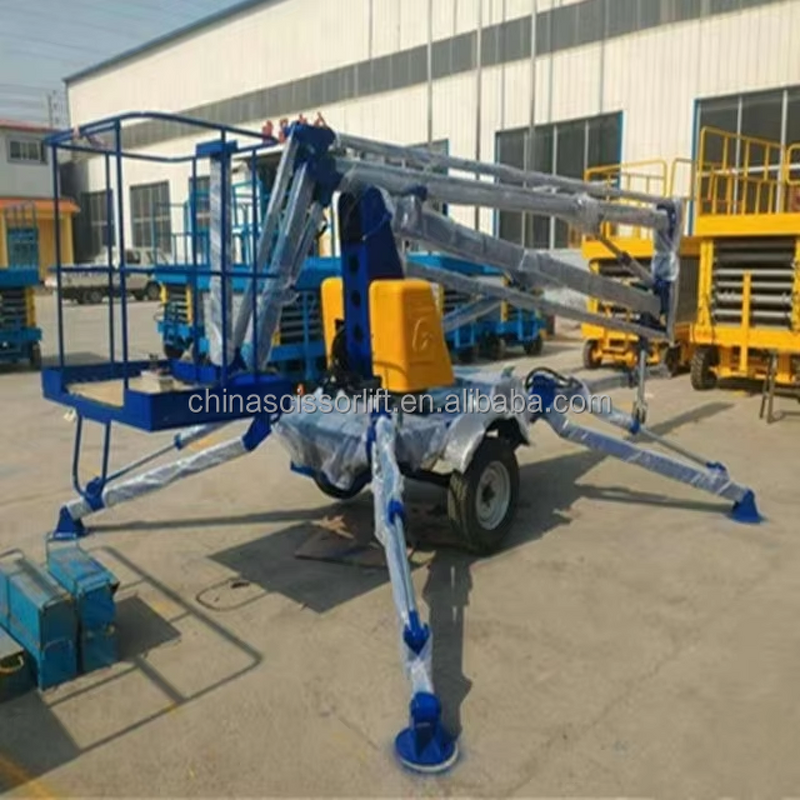 Load 200 KG Cherry Picker Supplier - 8-20m Folding Articulating