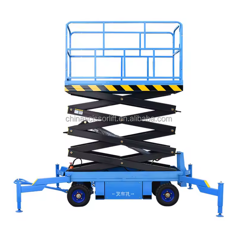 Electric/Hydraulic Scissor Lift Supplier - 10M Folding Legs Steel