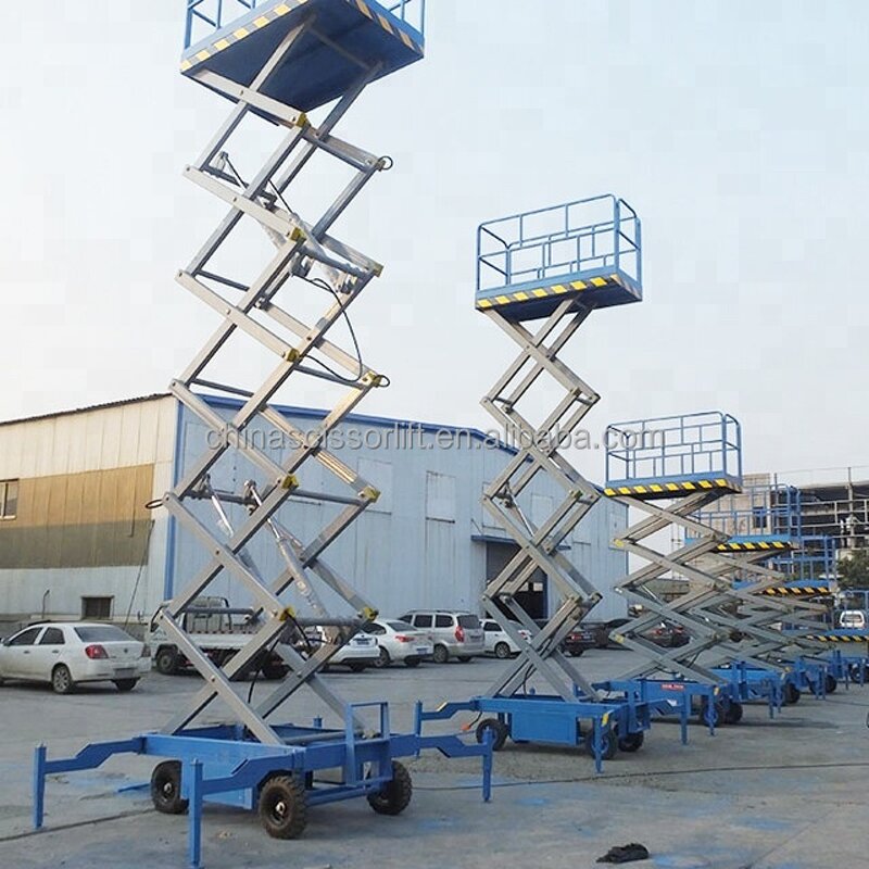 Electric Scissor Lift Manufacturer - 6-14m 300-1000kg Load CE