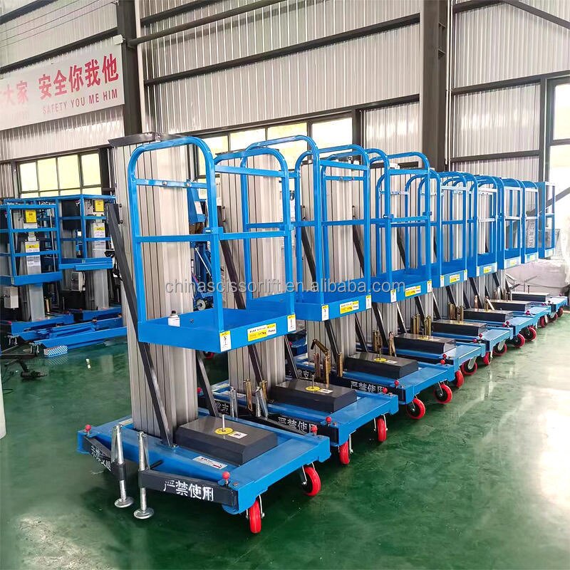 Single Column Aluminum Lift Supplier - 8M Height for Workshop