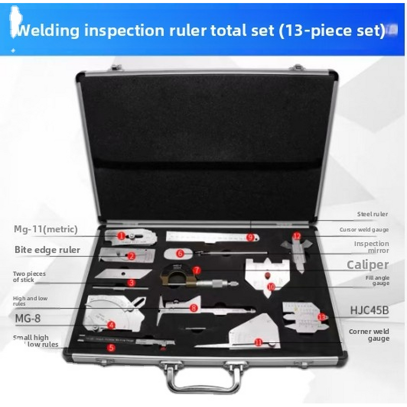 Welding Gauge Set Manufacturer - SPARK 16pcs 304SS Silver OEM