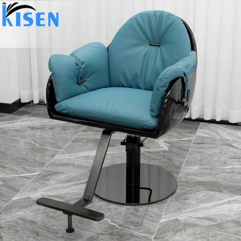 Kisen Hot-sale Modern Luxury Barber Salon Styling Chair Hairdressing Chair Salon Chairs for Beauty Salon Cutting Hair