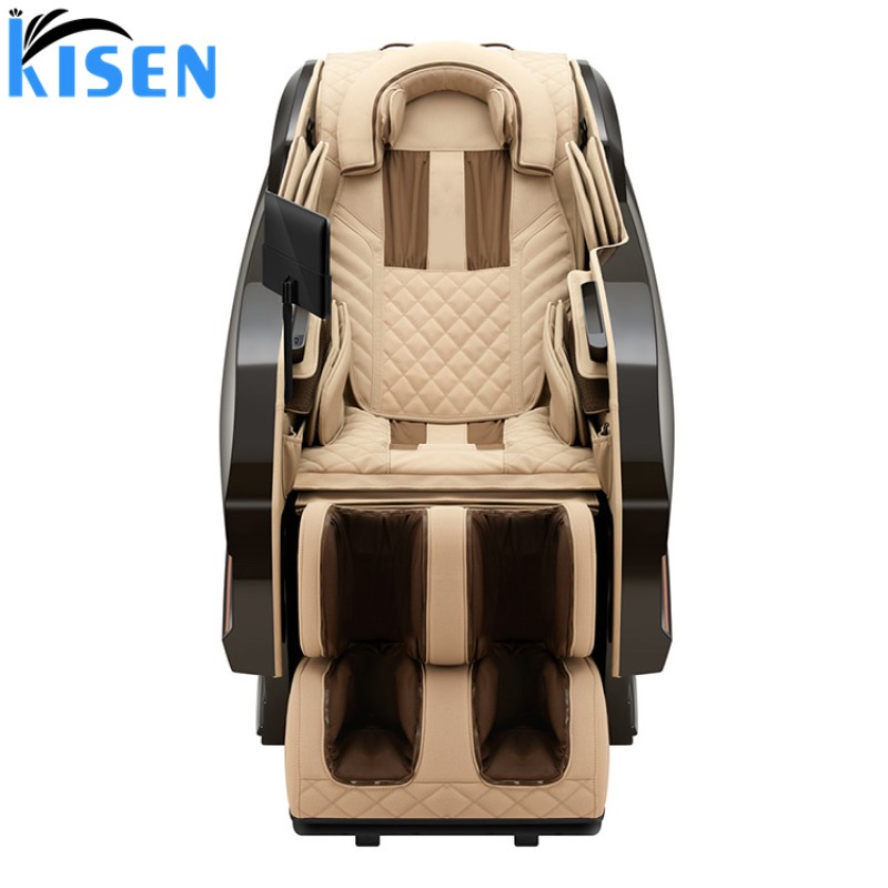 Kisen Home Luxury Full Body Smart Heating Robot Hand SL Track 3D 4D Zero Gravity Electric Massage Chair