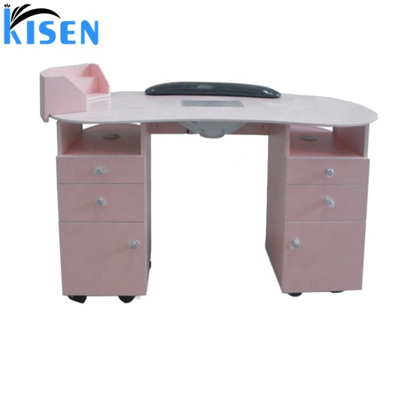 Hot Sale Beauty Spa Salon Pedicure Small Chair Comfortable Manicure pink Black White Stool with Wheels for Sale Made in China