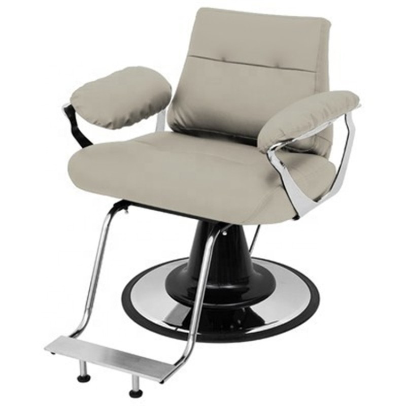 Classic Barber Chair Gold and Black Salon Furniture Modern Beauty Hydraulic Styling Chair