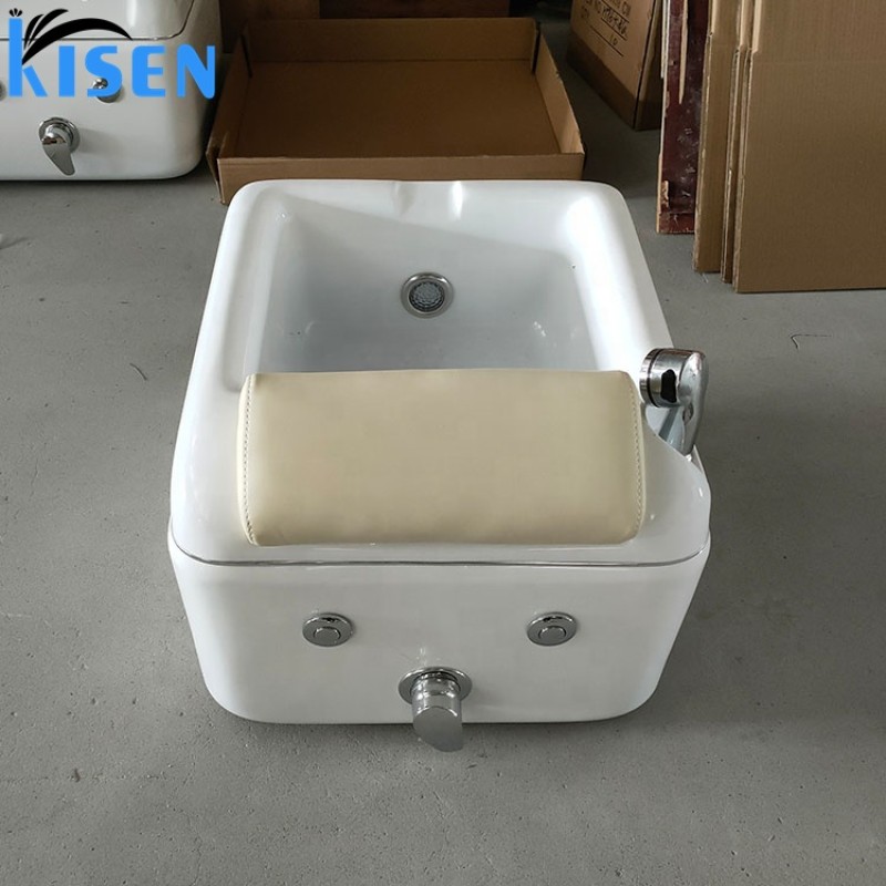 with 7 Colors LED Pedicure Chair Bowl Nail Massage Spa Bowl