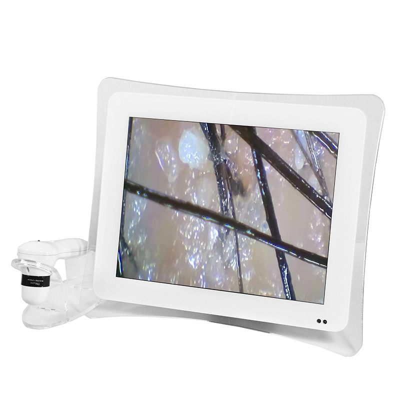 Kisen Skin and Scalp Hair Analysis Machine Hair Follicles Scalp Scanner Detector Hair Analyze 110V/220V