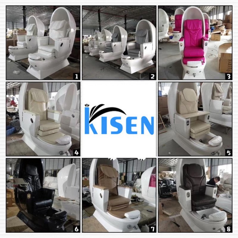 Best Beauty Nail Salon Spa Massage Chair Egg Shape Pedicure Chair for Sale
