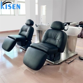Kisen Beauty Salon Washing Shampoo Chair Sink Barber Salon Hair Intelligent Shampoo Massage Chair