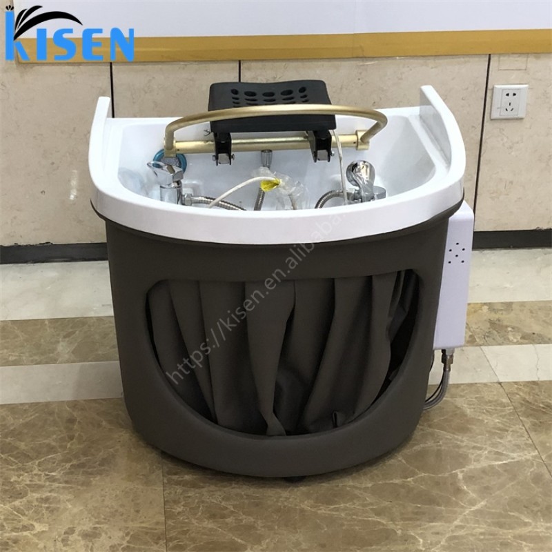 Kisen Beauty Salon Furniture Thai Style Massage Washing Chair Head Therapy Shampoo Sink Bowl Head Spa Equipment for Sale