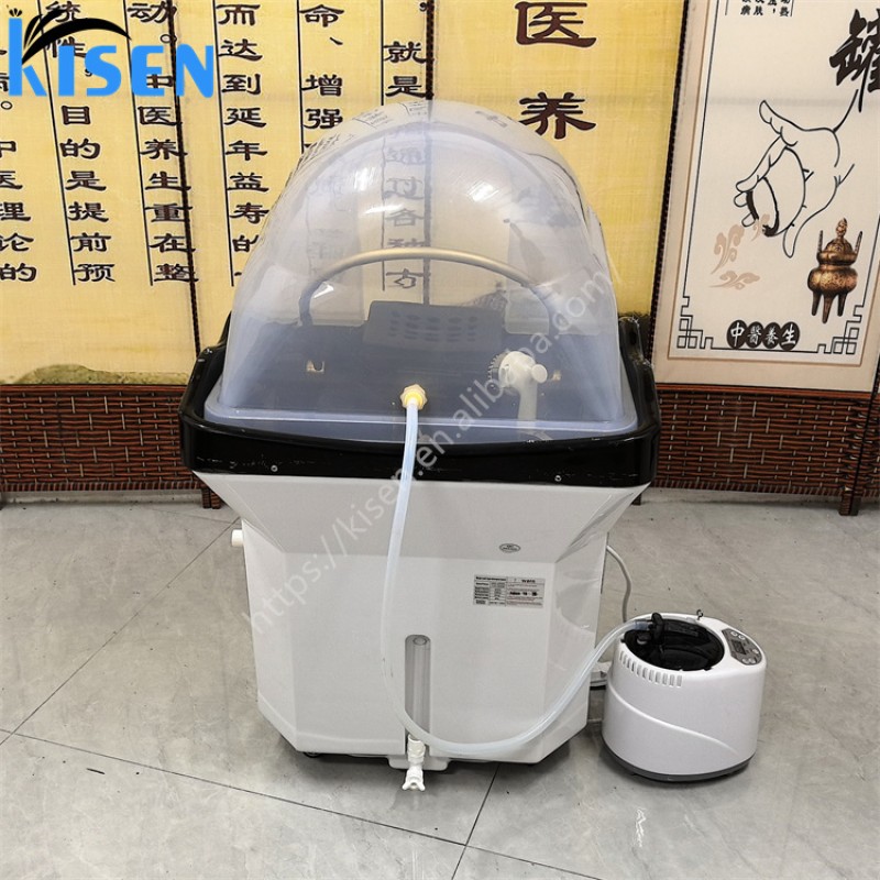 Kisen Movable Heating Water Head Therapy Thai Spa Portable Shampoo Basin Shampoo Bed for Salon Head Water Therapy