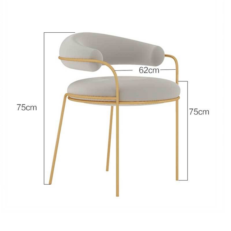 Kisen Modern Luxury Grey Color Nail Spa Customer Chair and Pedicure Stool Chairs with Wheels for Tech