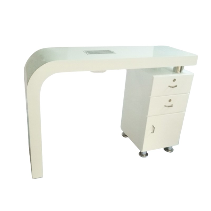 KISEN Hot Selling Nails Salon Furniture Nail Tables Nail Desk Manicure Table With Chair Modern Customized