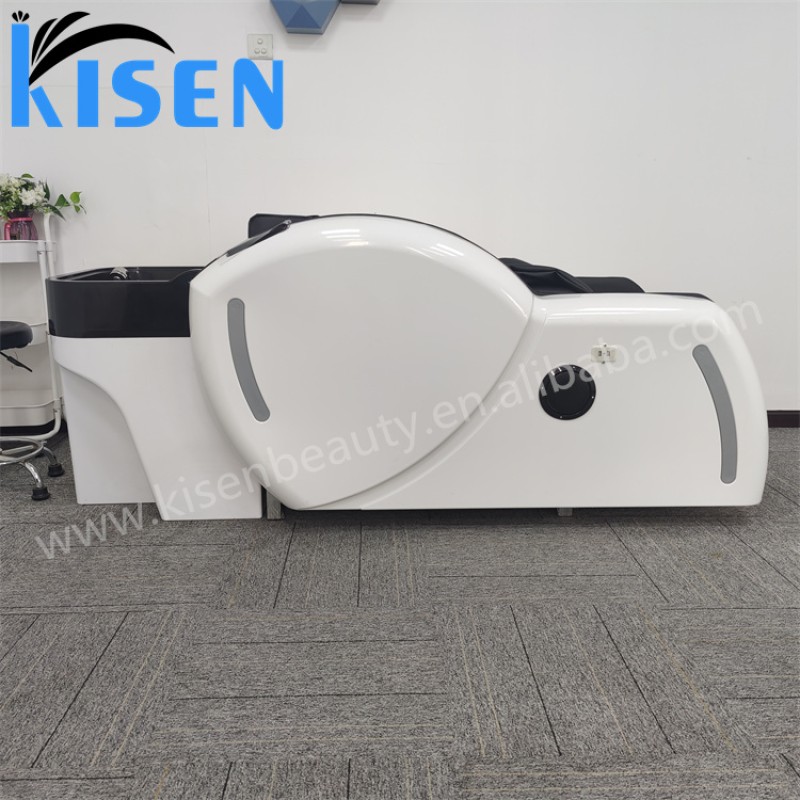 Kisen Hot Sale Luxury Head Spa Furniture Intelligent Newest Fashion Salon Massage Shampoo Chair Bed for Sale Manufacturer