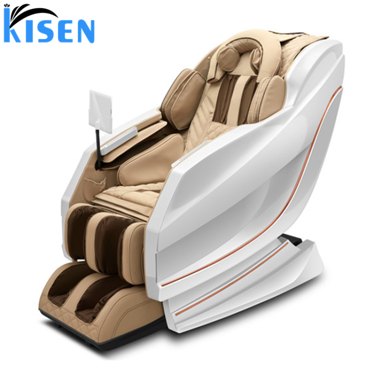 Kisen Home Luxury Full Body Smart Heating Robot Hand SL Track 3D 4D Zero Gravity Electric Massage Chair