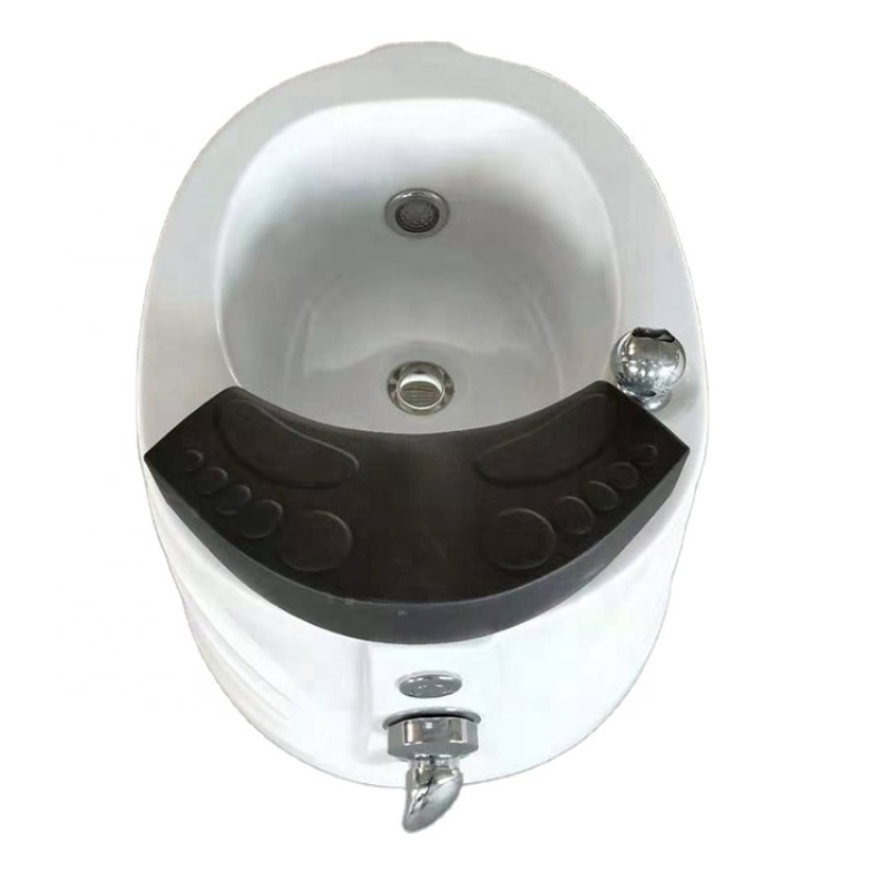KISEN Beauty Salon Pedicure Bowl for  Pipeless Pedicure Massage  Manicure Chair