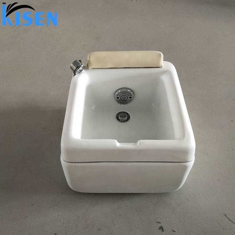 with 7 Colors LED Pedicure Chair Bowl Nail Massage Spa Bowl