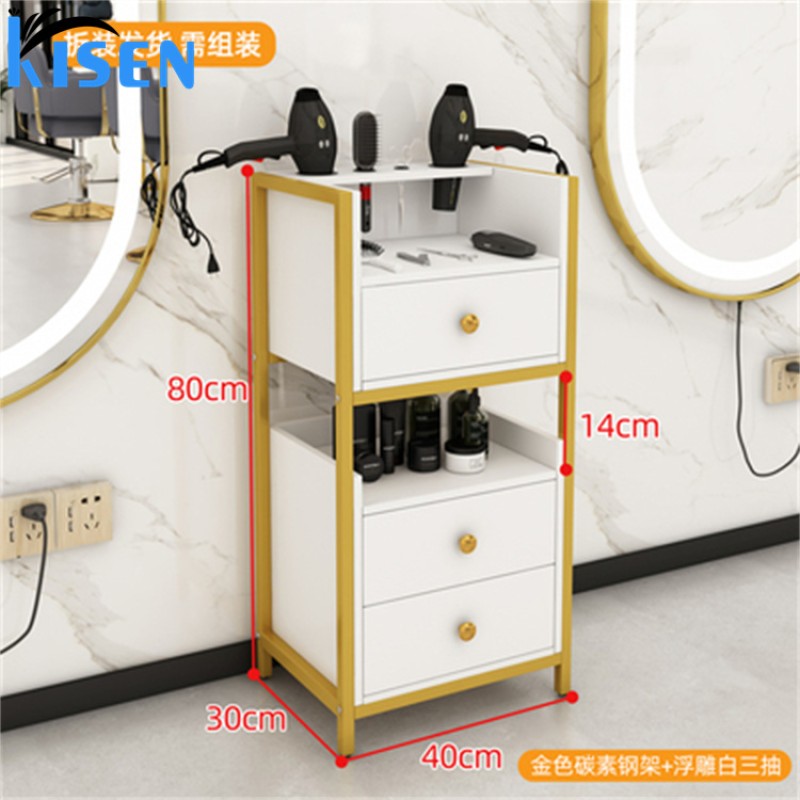 KISEN Hot Selling Beauty Trolley Hair Salon Furniture Used Nail Salon Furniture Professional Beauty Hair Salon Trolley