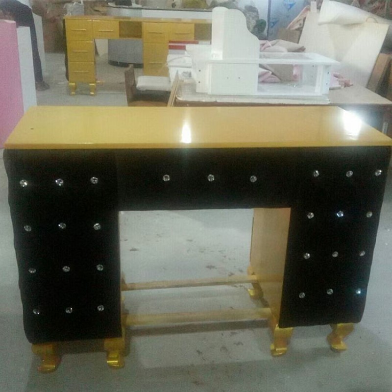 Kisen Wooden Warm Set Hot Sale Equipment Use Professional Chair Beauty Japanese Salon Furniture Manicure Nail Table