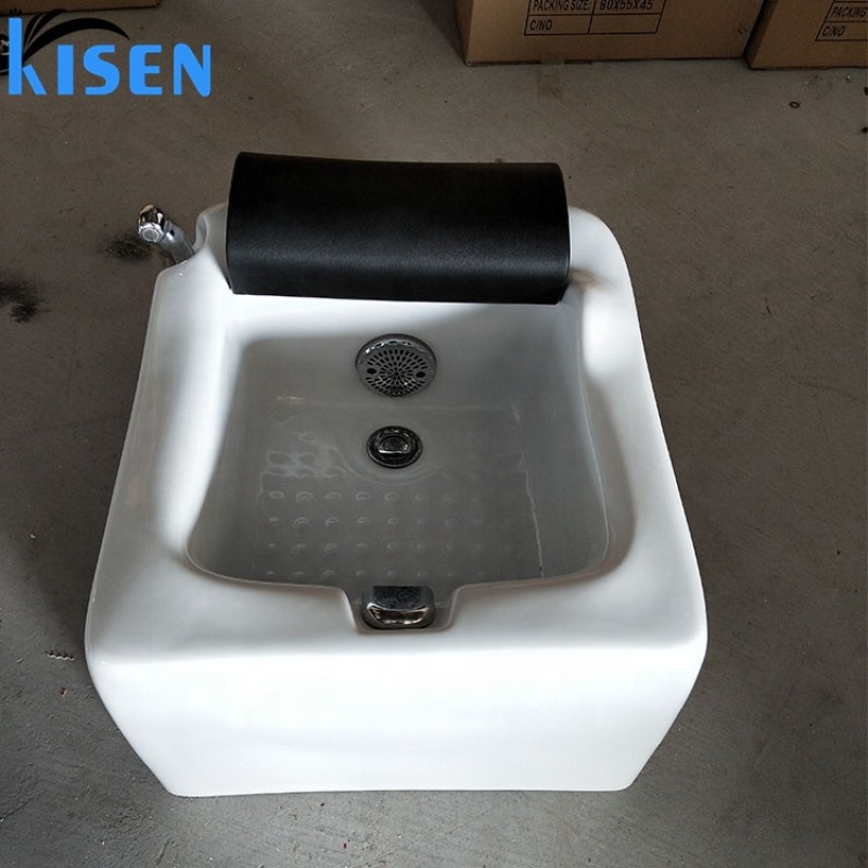 with 7 Colors LED Pedicure Chair Bowl Nail Massage Spa Bowl