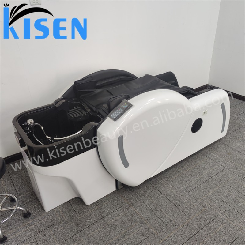 Kisen Hot Sale Luxury Head Spa Furniture Intelligent Newest Fashion Salon Massage Shampoo Chair Bed for Sale Manufacturer