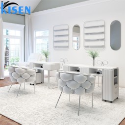 Kisen Popularity Nails Table Salon Manicure Equipment Modern Manicure Table Manicure Table and Chair Set for Beauty