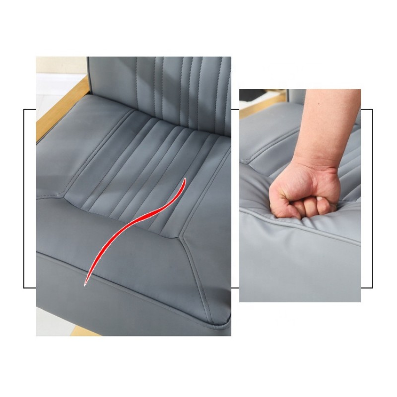 Kisen Wholesale Salon Chairs Furniture Hairdressing Salon Beauty Styling Optional Base and Color Barber Chair for Beauty Shop