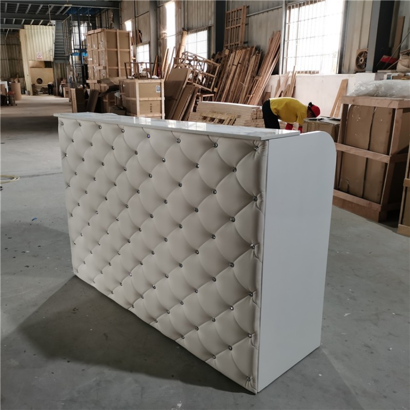 High Quality Reception Table  Table De Reception l Shaped Reception Salon Table