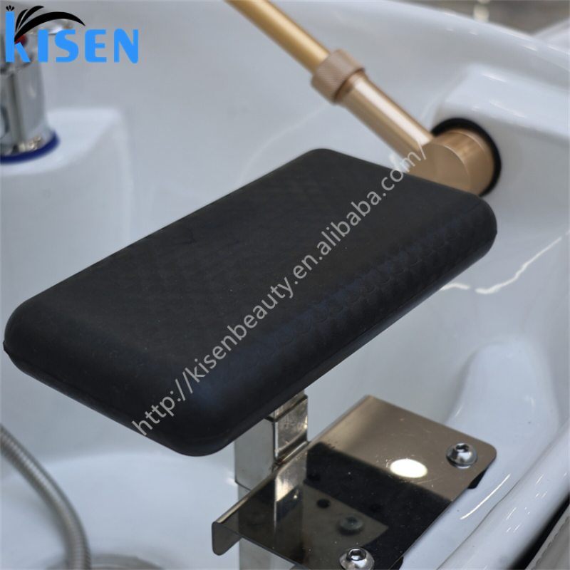 KISEN Multifunctional Salon Equipment Electric Hair Washing Chair Head Spa Water Therapy Full Body Massage Lay Down Shampoo Bed