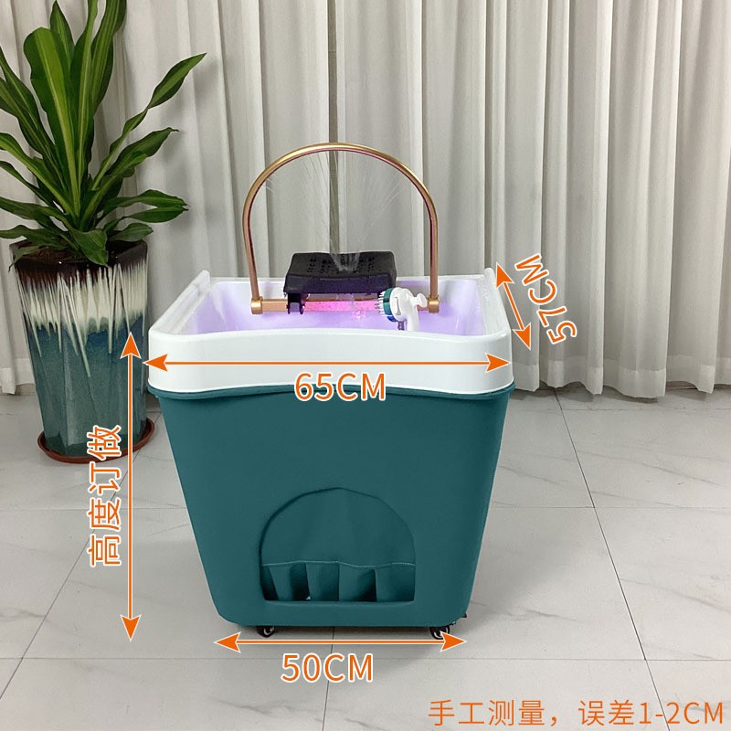 Portable Salon Basin Shampoo Sink Hair Washing Bed for Saloon Furniture Black Shampoo Basin Head Spa No Plumbing.