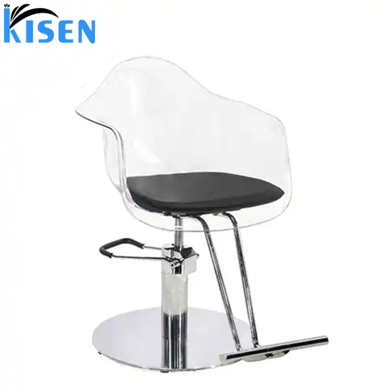Kisen Cheap Price Salon Hair Chair Classic Leather Fashionable Customized Style Beauty Modern Barber Chairs