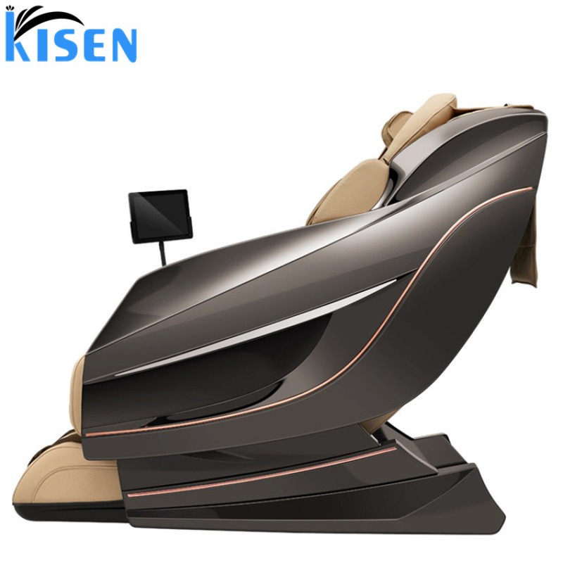 Kisen Home Luxury Full Body Smart Heating Robot Hand SL Track 3D 4D Zero Gravity Electric Massage Chair